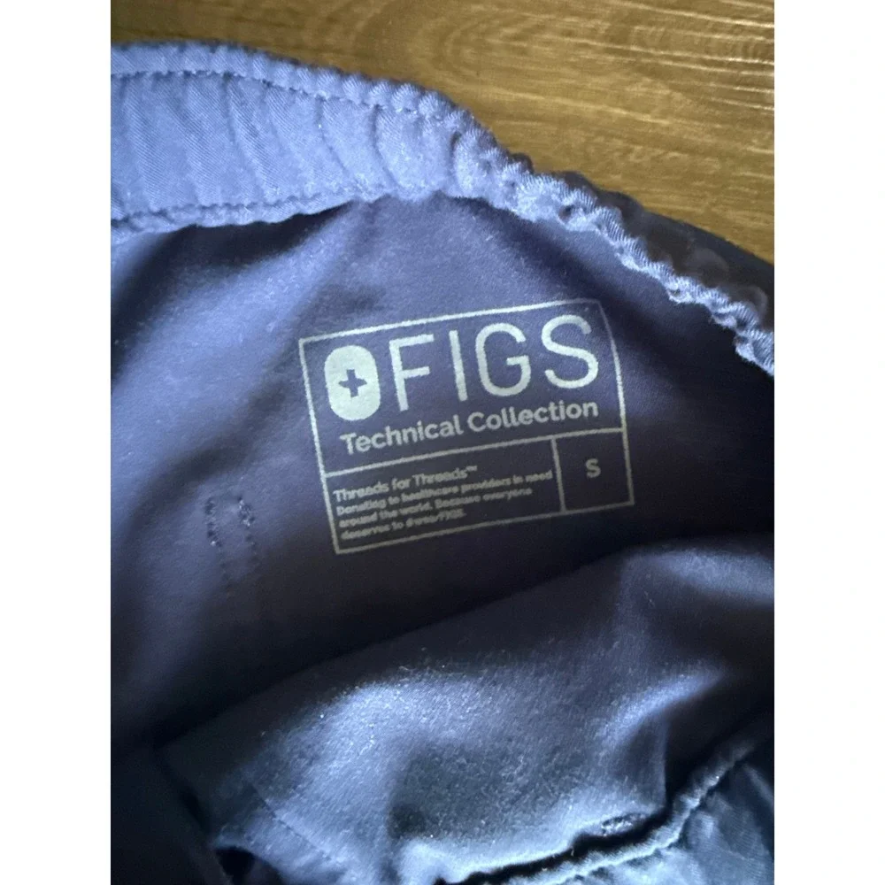Figs Scrub Pants Technical Collection Navy Blue Cargo Mens Small Nursing